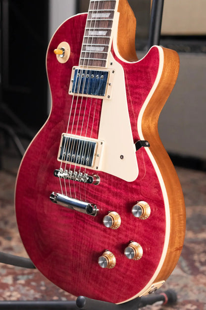 Gibson Les Paul Standard '60s Figured Top Electric Guitar - Translucent Fuchsia with Hardshell Case