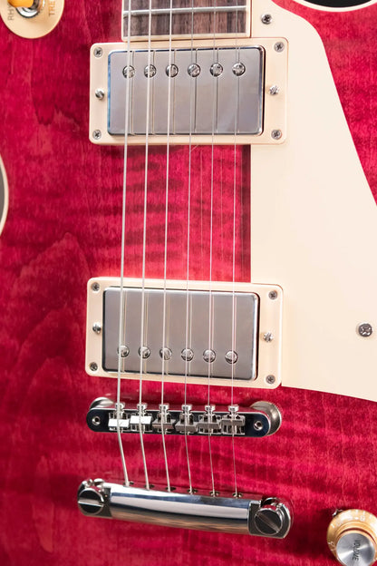 Gibson Les Paul Standard '60s Figured Top Electric Guitar - Translucent Fuchsia with Hardshell Case