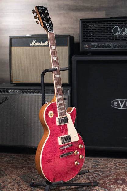 Gibson Les Paul Standard '60s Figured Top Electric Guitar - Translucent Fuchsia with Hardshell Case