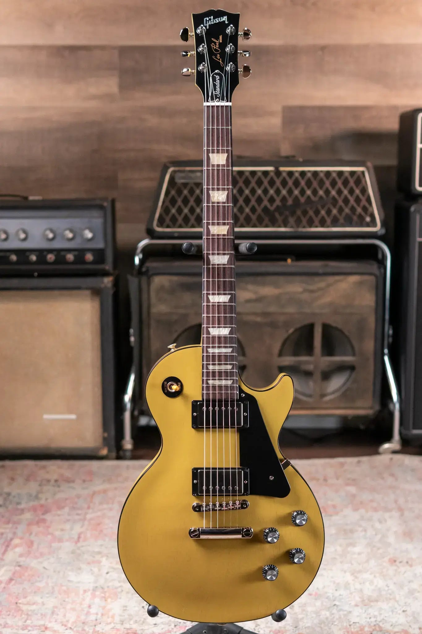 Gibson Les Paul Standard 60s Mahogany Top Electric Guitar - TV Yellow with Hardshell Case