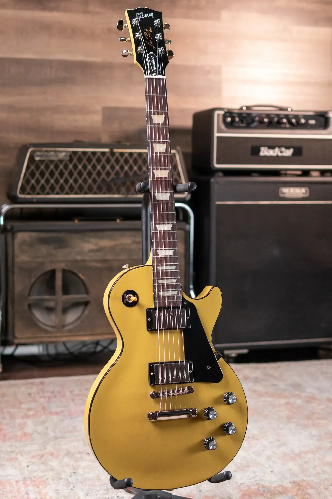 Gibson Les Paul Standard 60s Mahogany Top Electric Guitar - TV Yellow with Hardshell Case