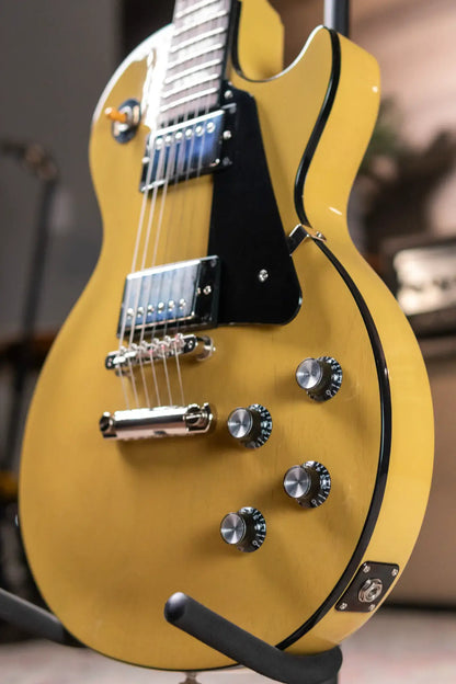 Gibson Les Paul Standard 60s Mahogany Top Electric Guitar - TV Yellow with Hardshell Case