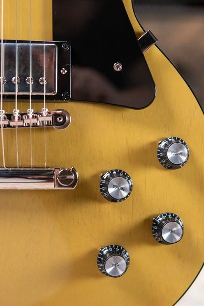 Gibson Les Paul Standard 60s Mahogany Top Electric Guitar - TV Yellow with Hardshell Case