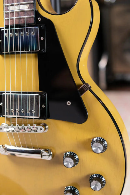 Gibson Les Paul Standard 60s Mahogany Top Electric Guitar - TV Yellow with Hardshell Case