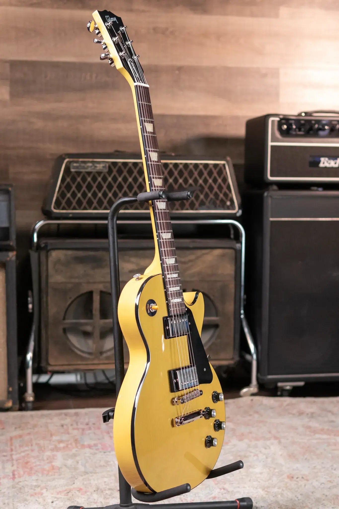 Gibson Les Paul Standard 60s Mahogany Top Electric Guitar - TV Yellow with Hardshell Case