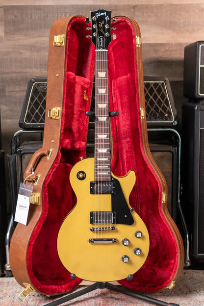 Gibson Les Paul Standard 60s Mahogany Top Electric Guitar - TV Yellow with Hardshell Case