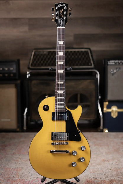 Gibson Les Paul Standard 60s Mahogany Top - TV Yellow with Hardshell Case