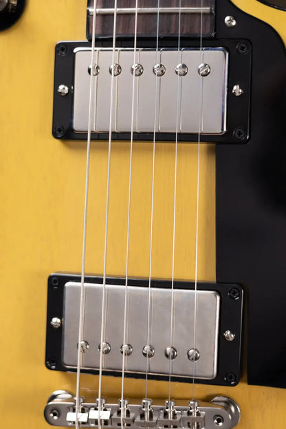 Gibson Les Paul Standard 60s Mahogany Top - TV Yellow with Hardshell Case