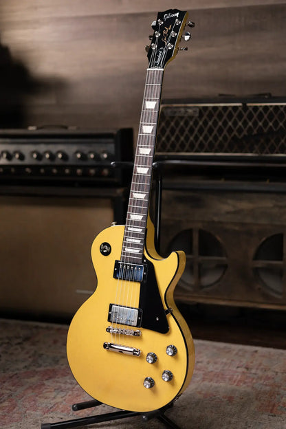 Gibson Les Paul Standard 60s Mahogany Top - TV Yellow with Hardshell Case