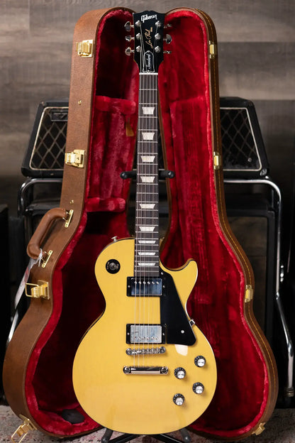 Gibson Les Paul Standard 60s Mahogany Top - TV Yellow with Hardshell Case