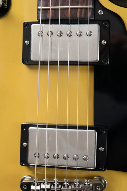 Gibson Les Paul Standard 60s Mahogany Top - TV Yellow with Hardshell Case