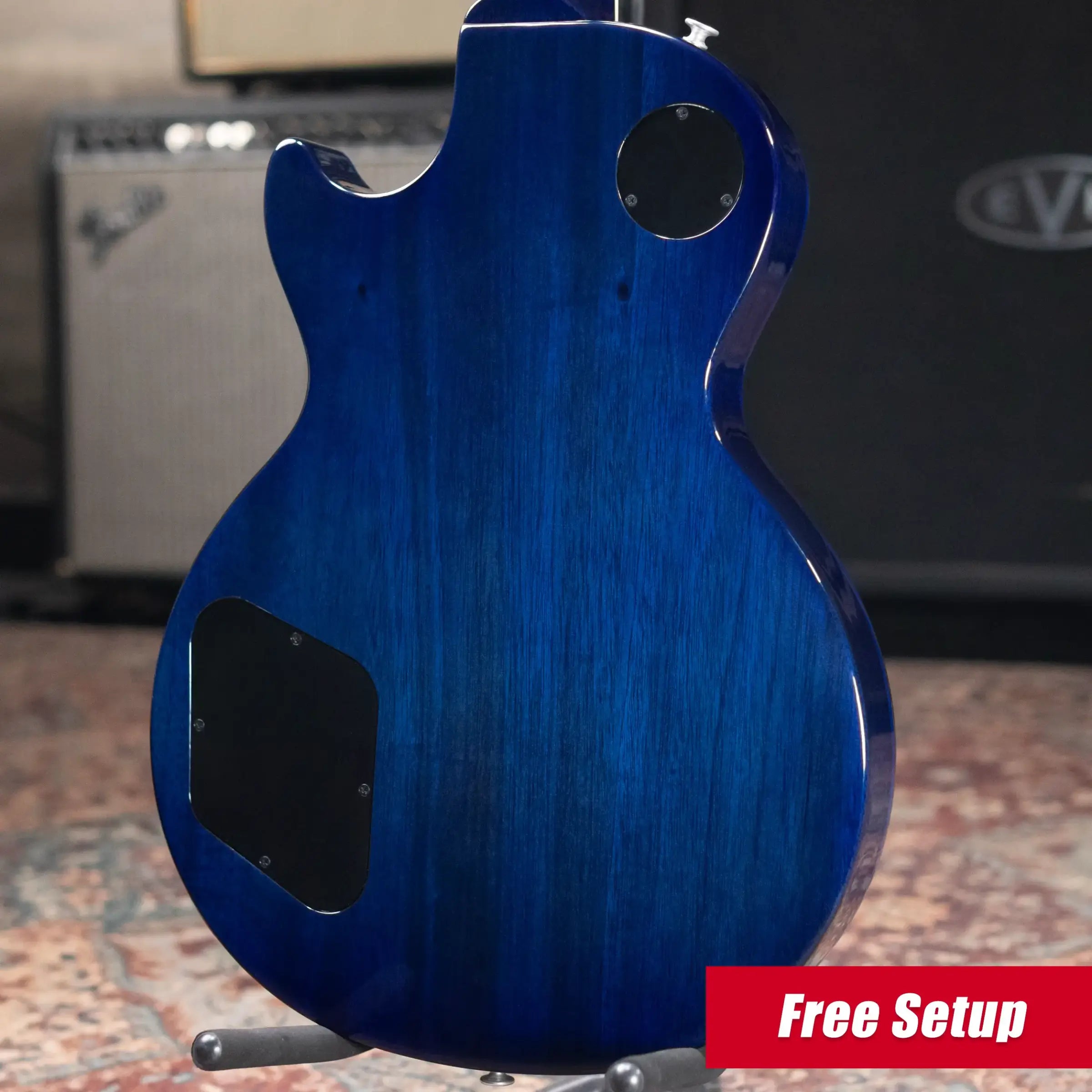 Gibson Les Paul Studio Electric Guitar - Blueberry Burst with Gig Bag