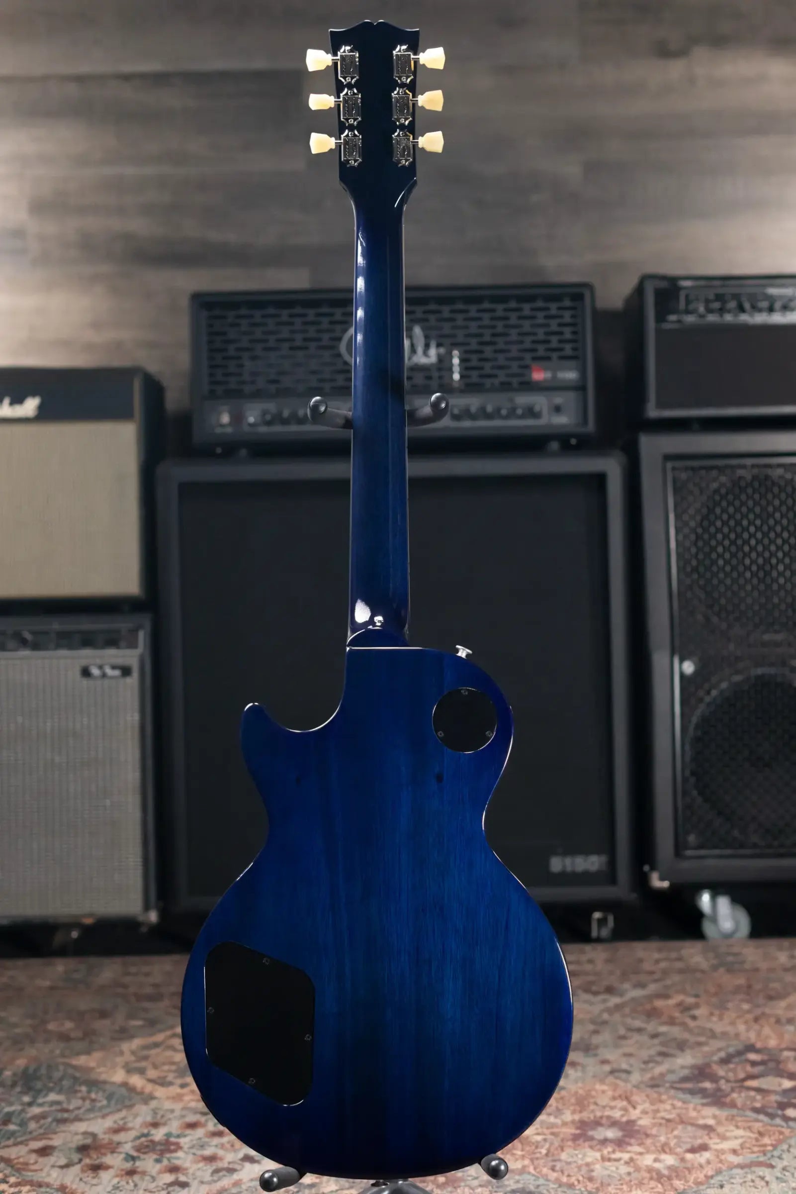 Gibson Les Paul Studio Electric Guitar - Blueberry Burst with Gig Bag