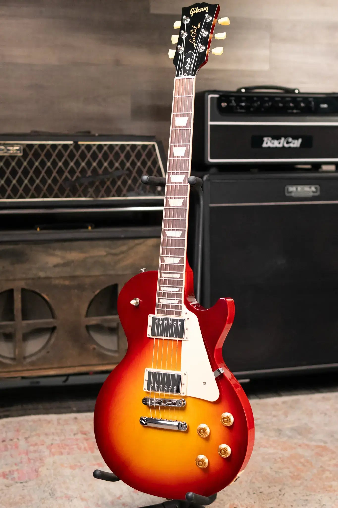 Gibson Les Paul Studio Electric Guitar - Heritage Cherry Sunburst with Gig Bag