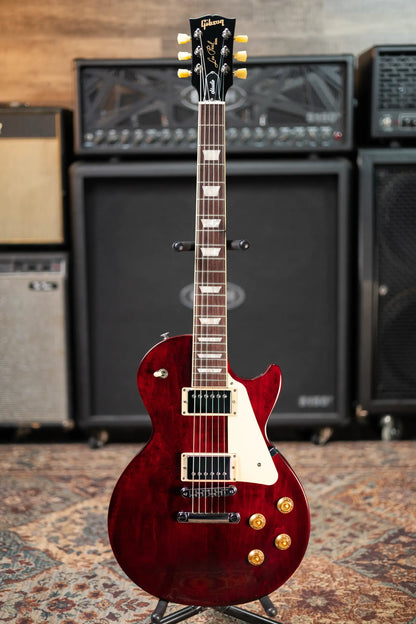 Gibson Les Paul Studio Electric Guitar - Wine Red with Gig Bag