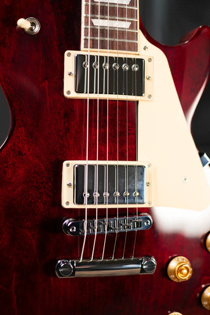 Gibson Les Paul Studio Electric Guitar - Wine Red with Gig Bag