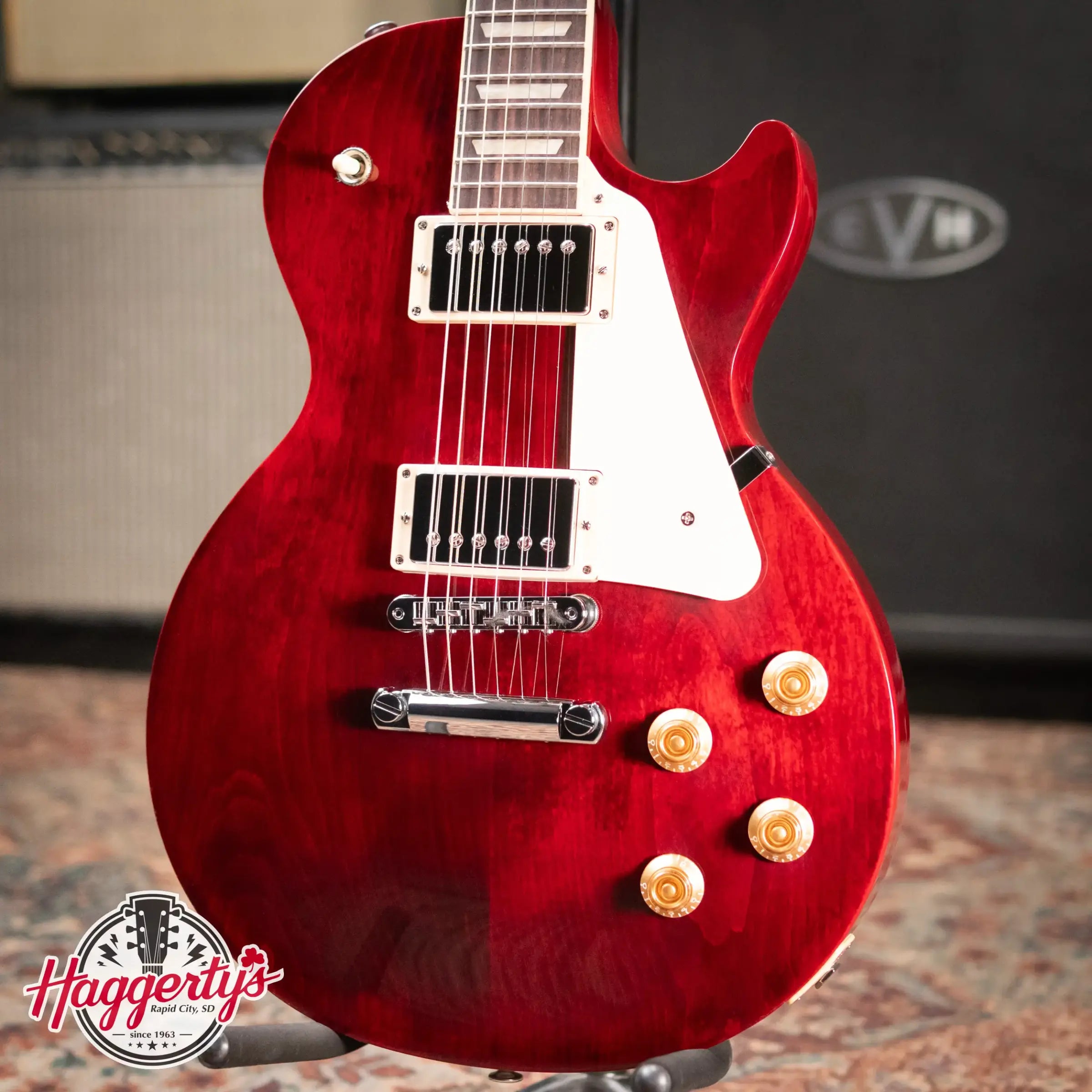 Gibson Les Paul Studio Electric Guitar - Wine Red with Gig Bag