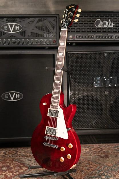 Gibson Les Paul Studio Electric Guitar - Wine Red with Gig Bag