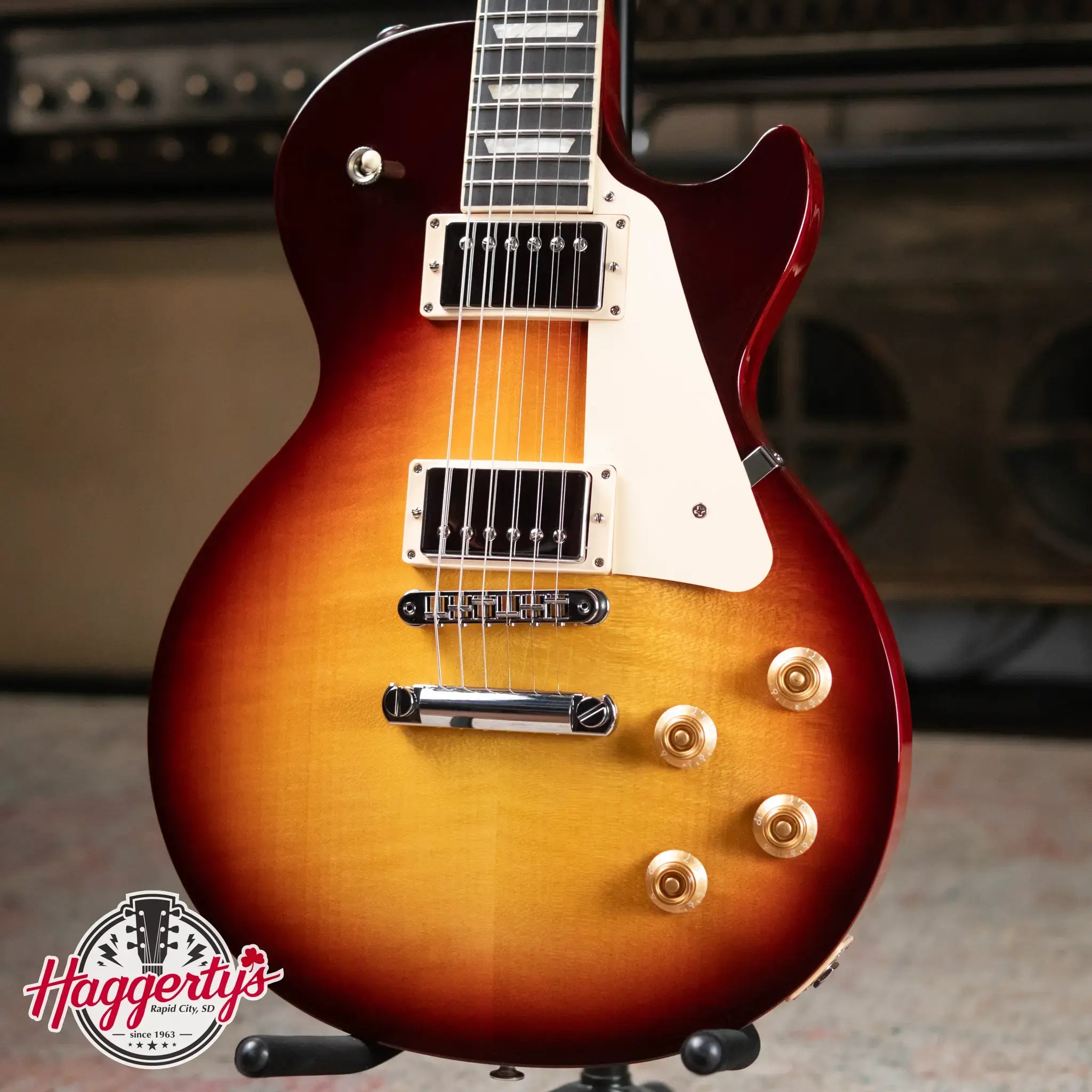 Gibson Les Paul Studio Session Electric Guitar - Bourbon Burst with Deluxe Gig Bag - Floor Model Demo
