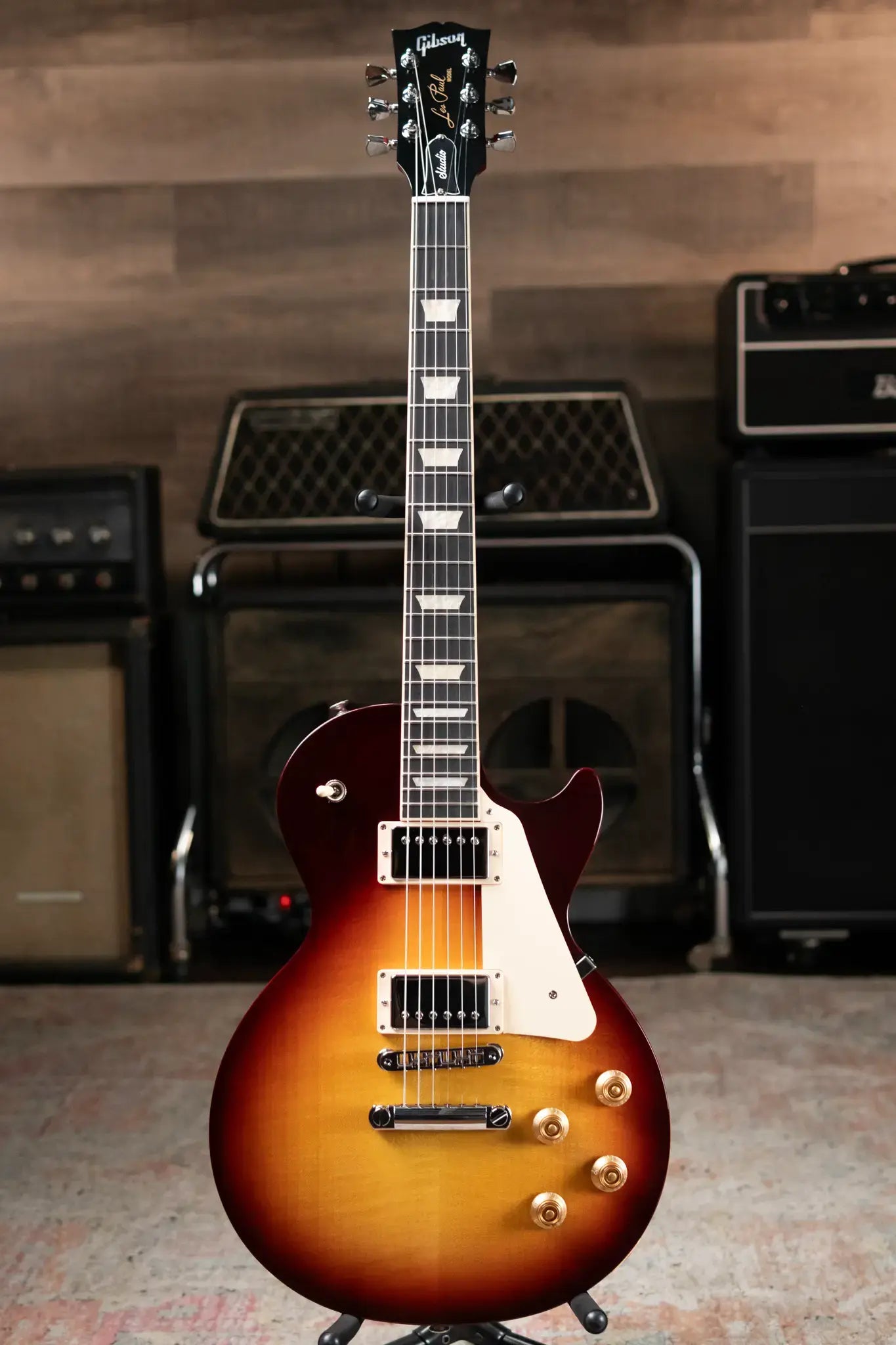 Gibson Les Paul Studio Session Electric Guitar - Bourbon Burst with Deluxe Gig Bag - Floor Model Demo