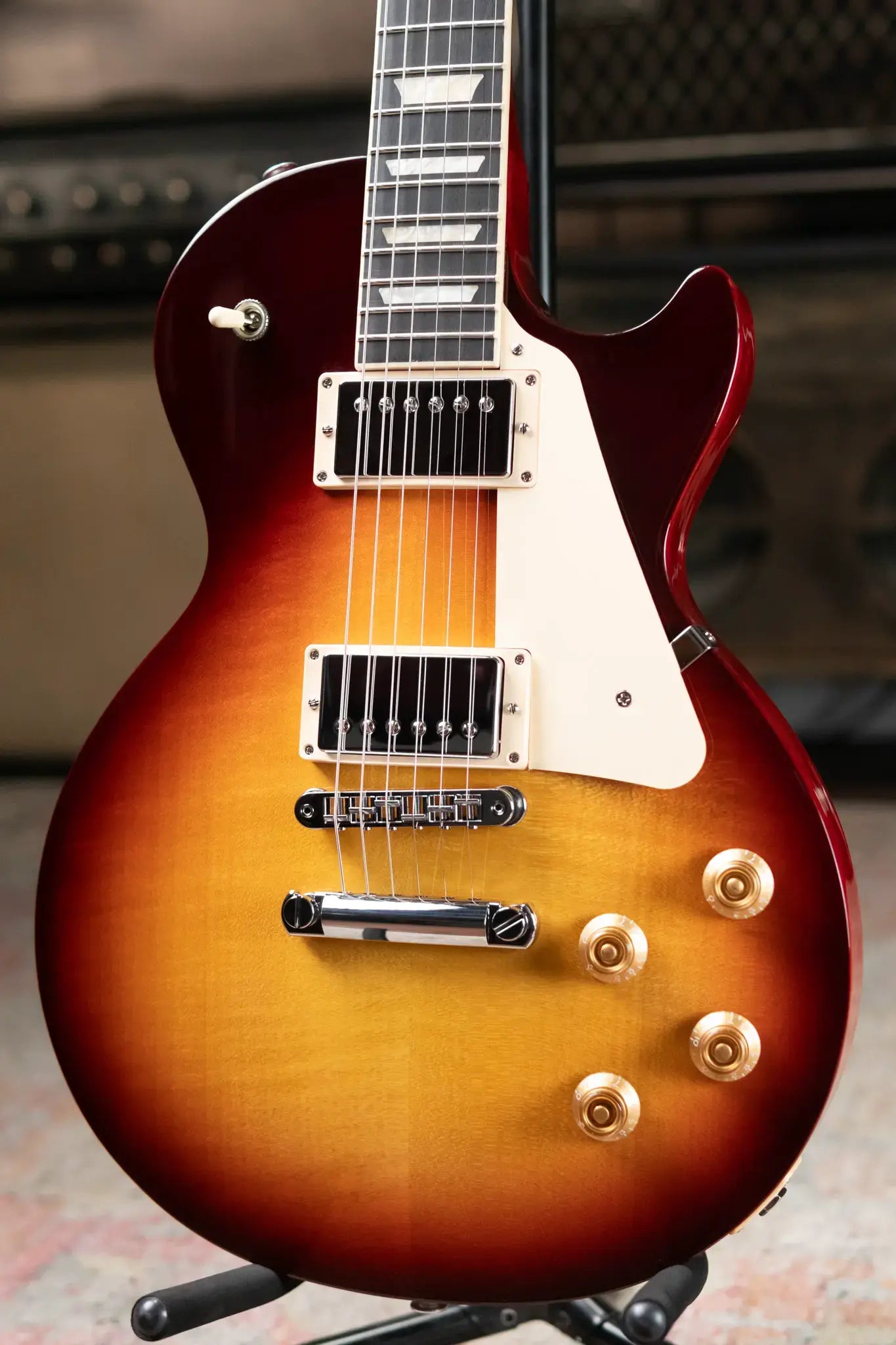 Gibson Les Paul Studio Session Electric Guitar - Bourbon Burst with Deluxe Gig Bag - Floor Model Demo