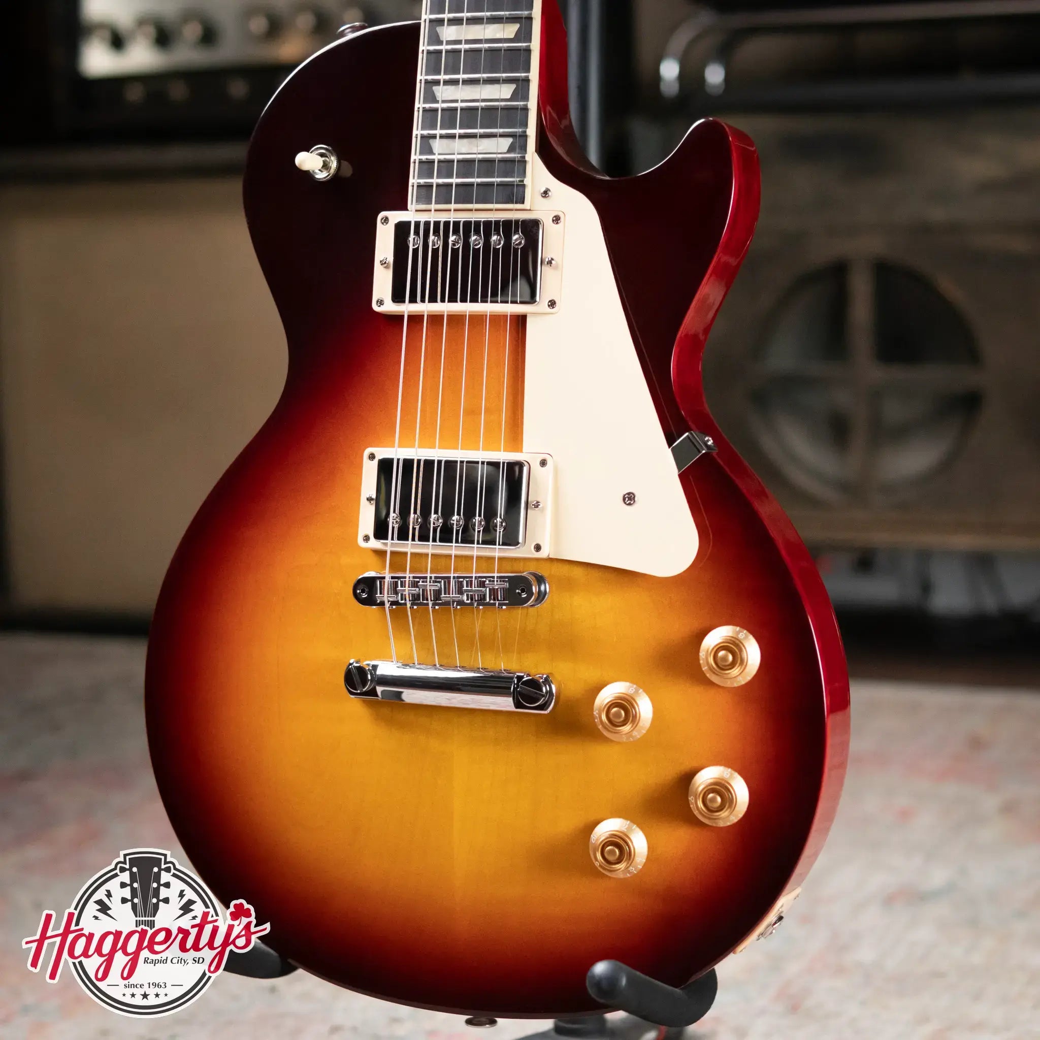 Gibson Les Paul Studio Session Electric Guitar - Bourbon Burst with Gig Bag