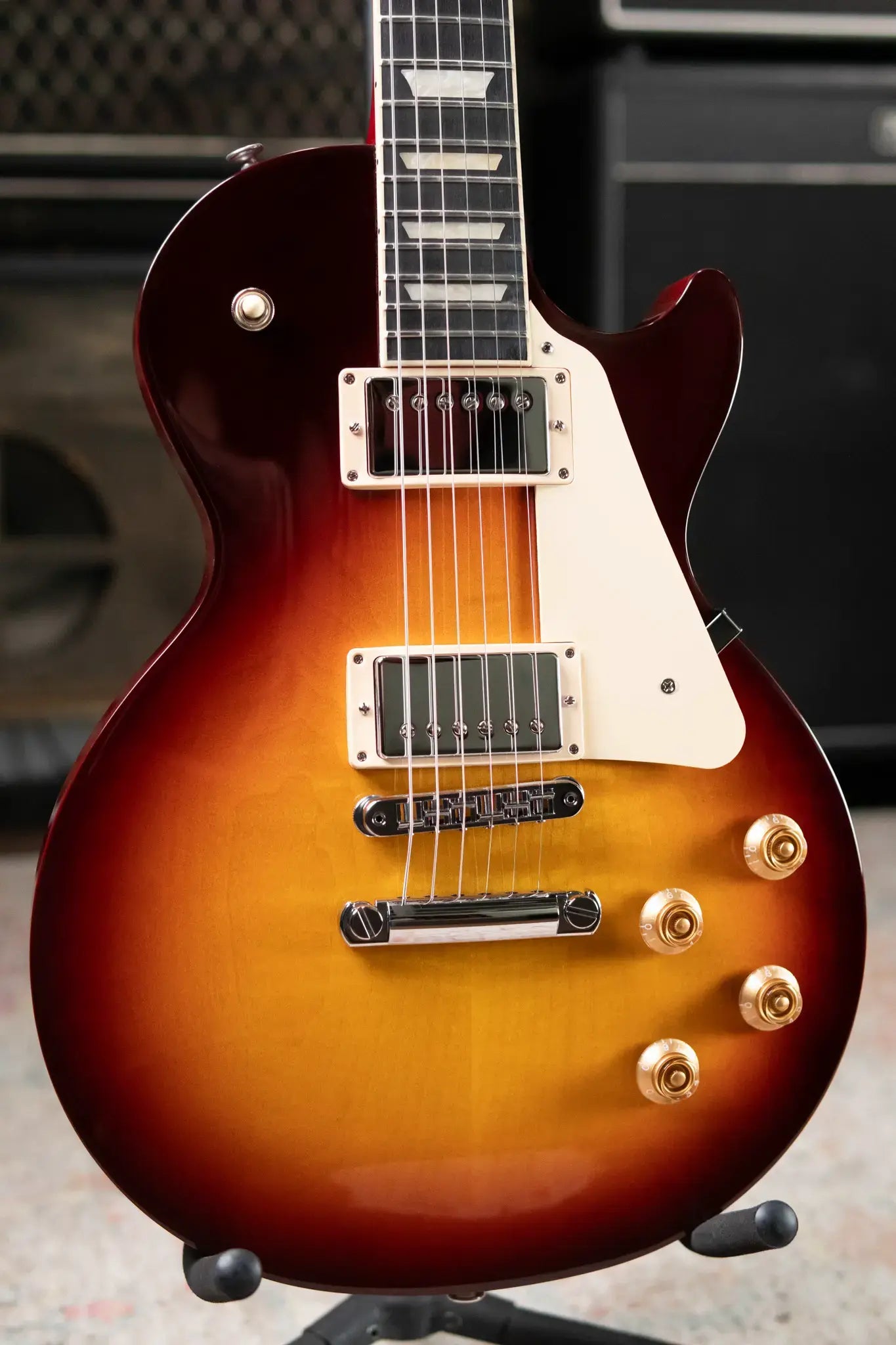 Gibson Les Paul Studio Session Electric Guitar - Bourbon Burst with Gig Bag