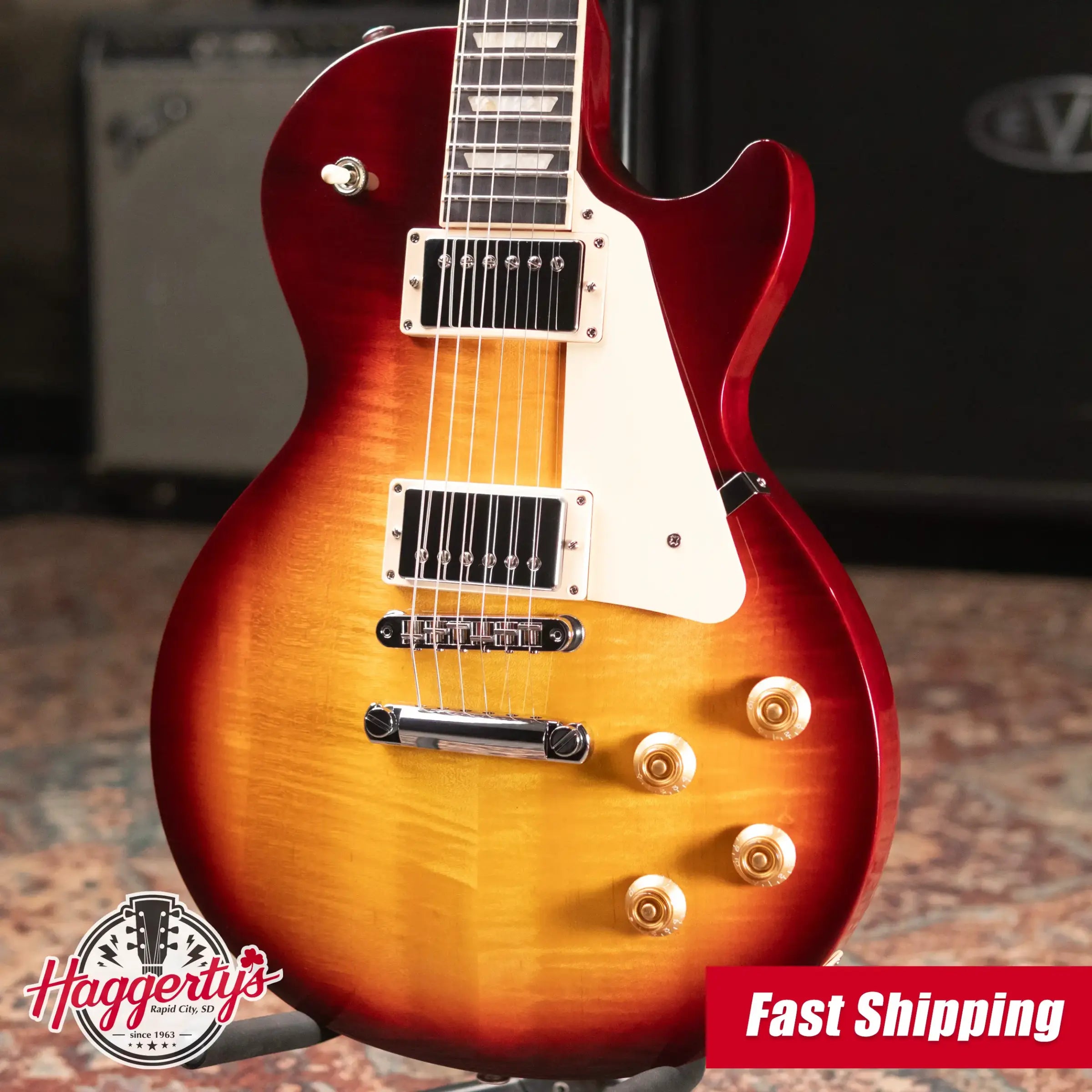 Gibson Les Paul Studio Session Electric Guitar - Bourbon Burst with Gig Bag - Floor Model