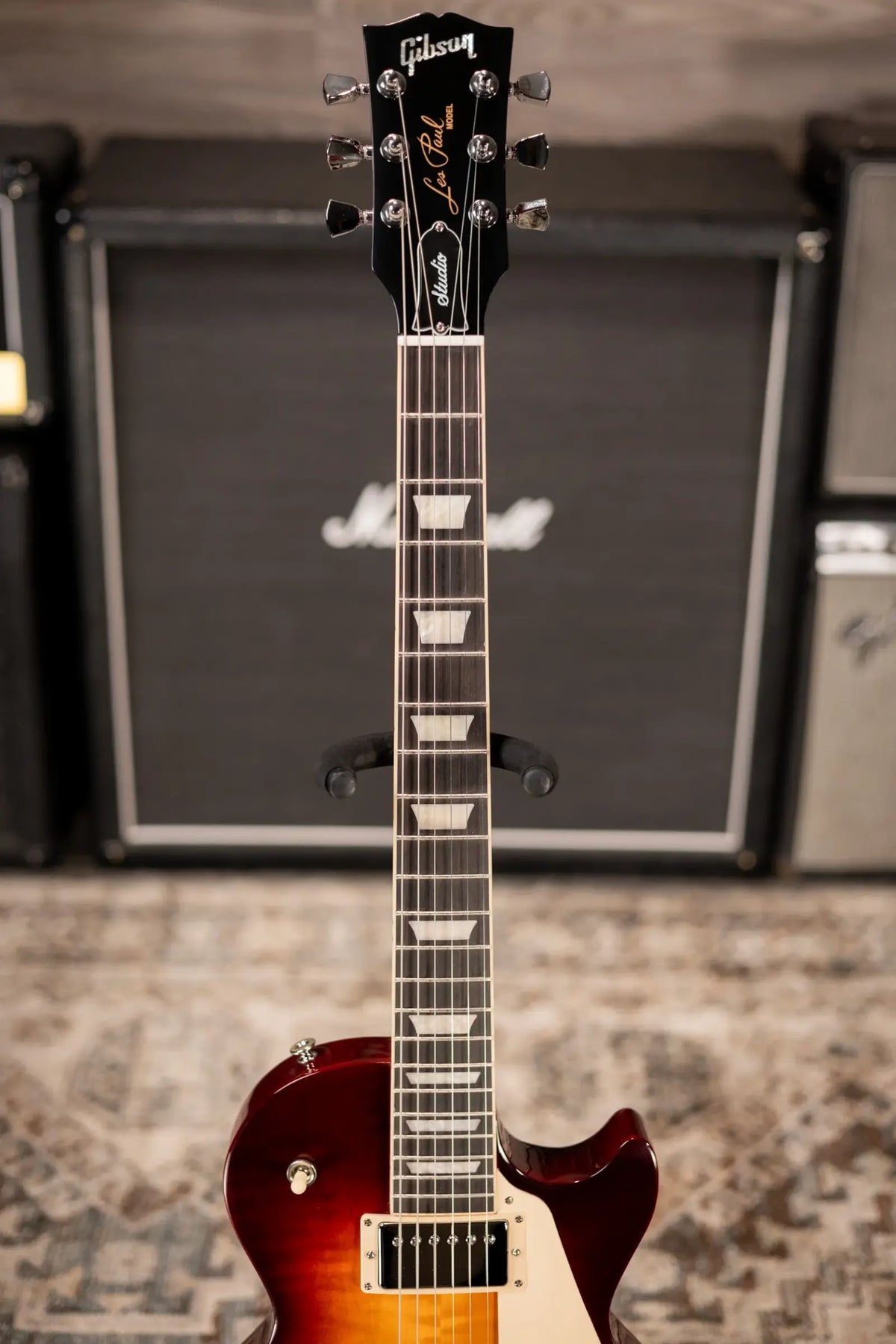 Gibson Les Paul Studio Session Electric Guitar - Bourbon Burst with Softshell Gig Bag