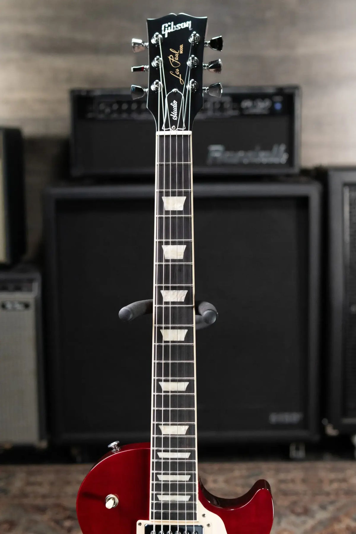 Gibson Les Paul Studio Session Electric Guitar - Cherry with Softshell Gig Bag