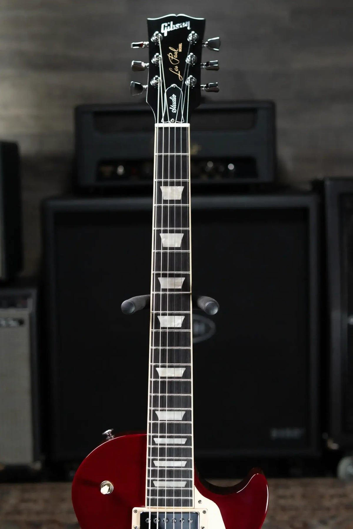 Gibson Les Paul Studio Session Electric Guitar - Cherry with Softshell Gig Bag