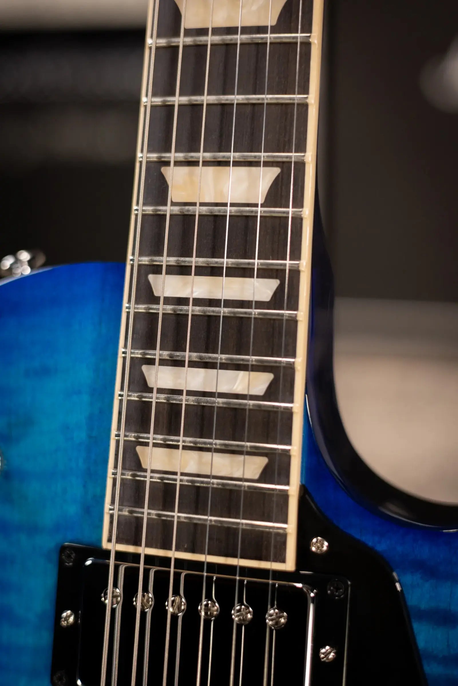 Gibson Les Paul Studio Session Electric Guitar - Cobalt Burst with Deluxe Gig Bag
