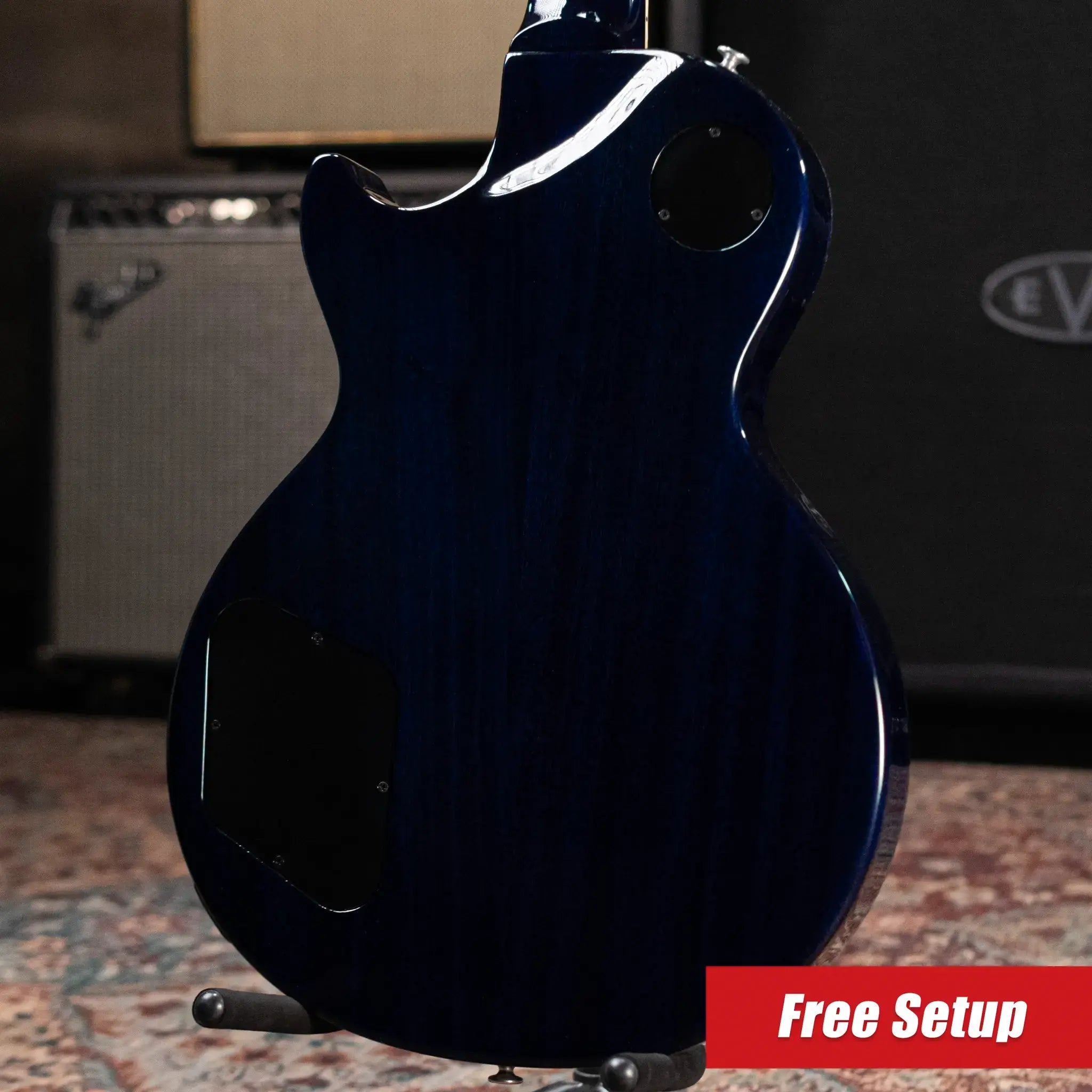 Gibson Les Paul Studio Session Electric Guitar - Cobalt Burst with Gig Bag