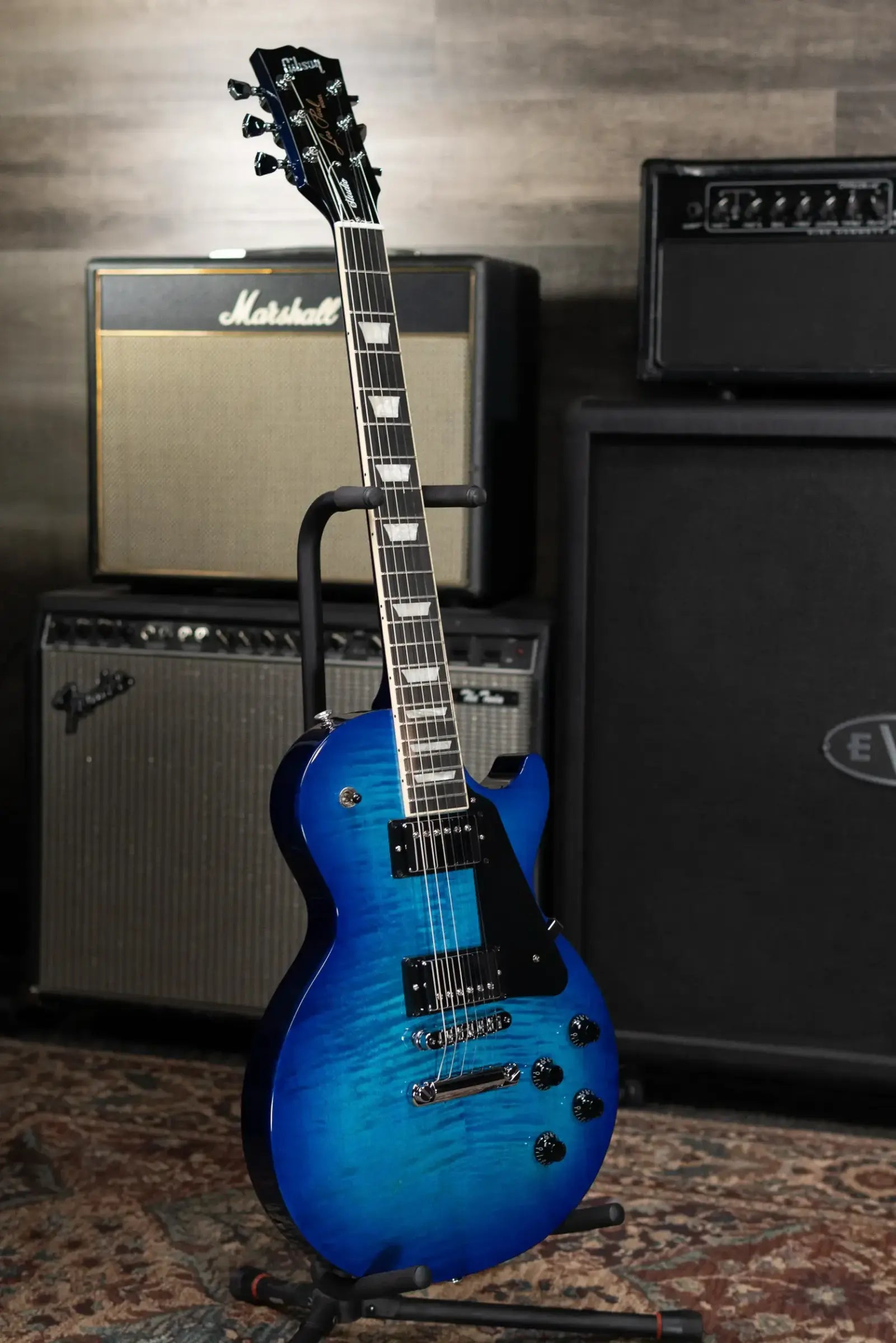Gibson Les Paul Studio Session Electric Guitar - Cobalt Burst with Gig Bag