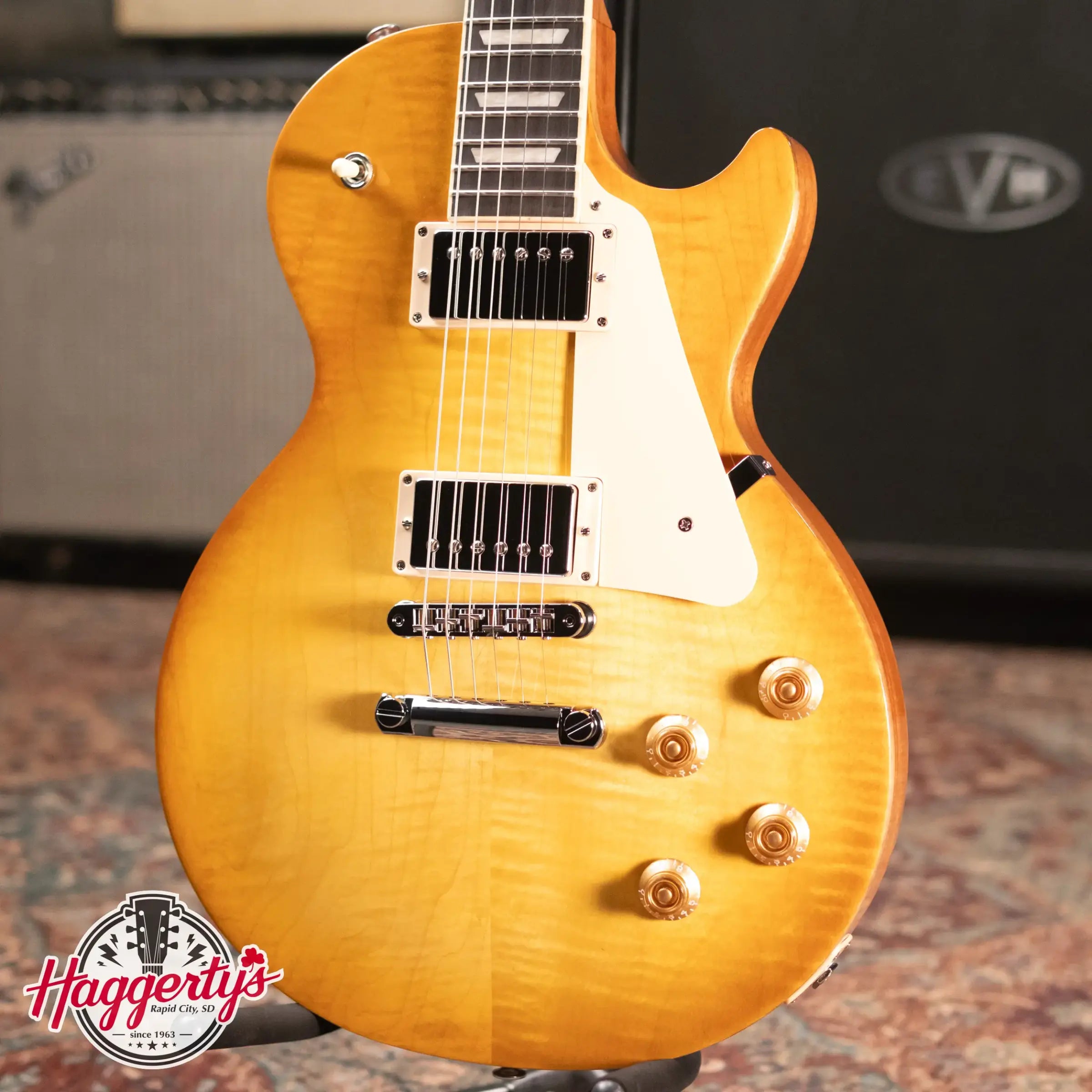 Gibson Les Paul Studio Session Electric Guitar - Honeyburst with Gig Bag