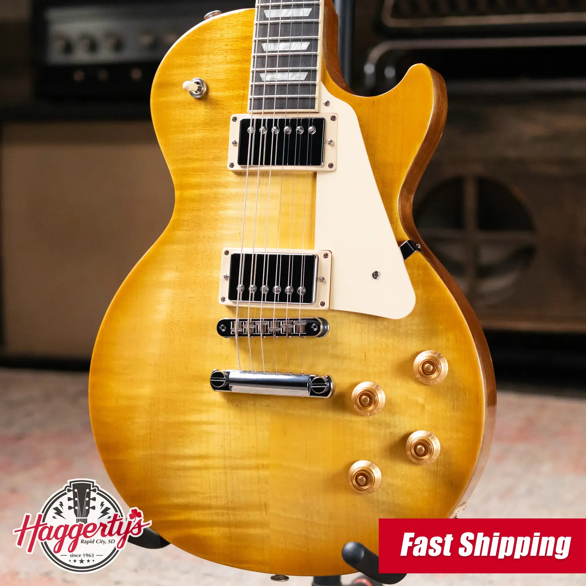Gibson Les Paul Studio Session Electric Guitar - Honeyburst with Gig Bag