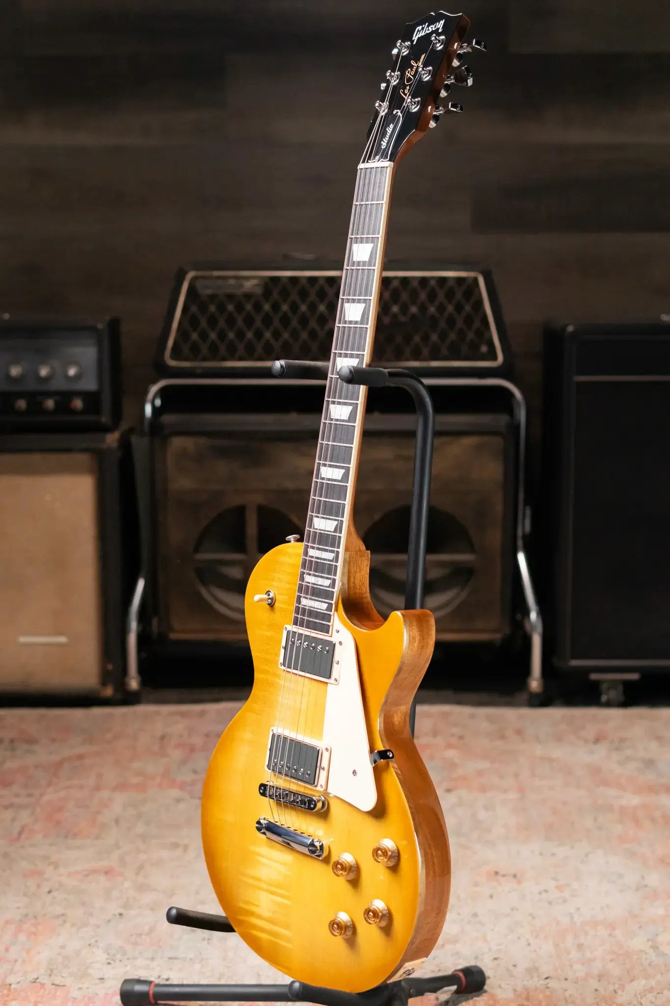 Gibson Les Paul Studio Session Electric Guitar - Honeyburst with Gig Bag