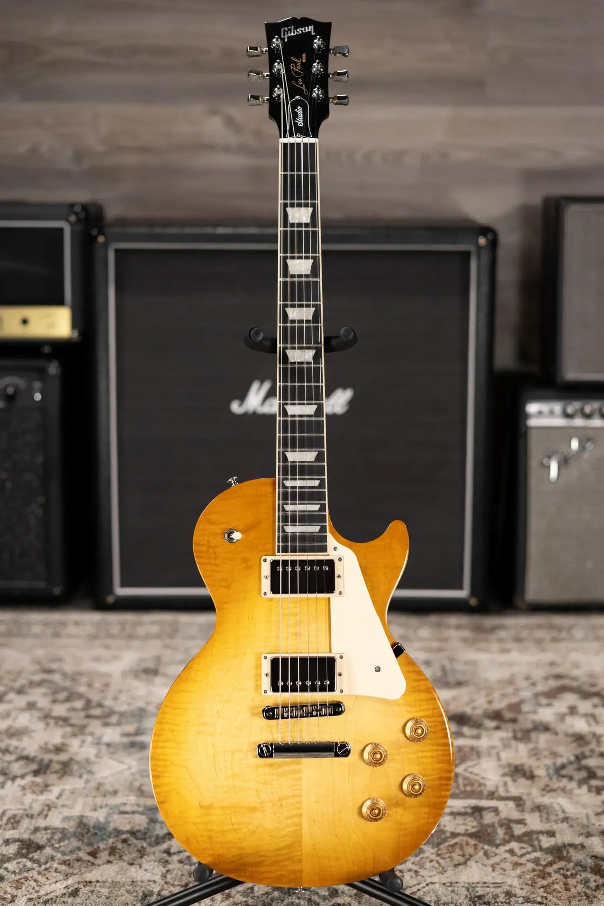 Gibson Les Paul Studio Session Electric Guitar - Honeyburst with Gig Bag