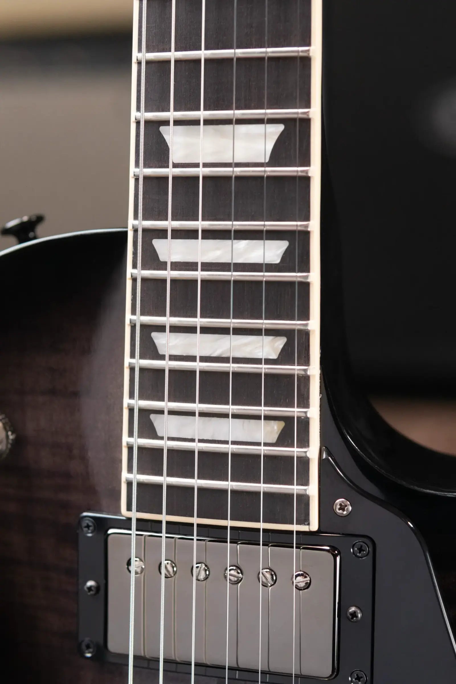 Gibson Les Paul Studio Session Electric Guitar - Translucent Ebony Burst with Gig Bag