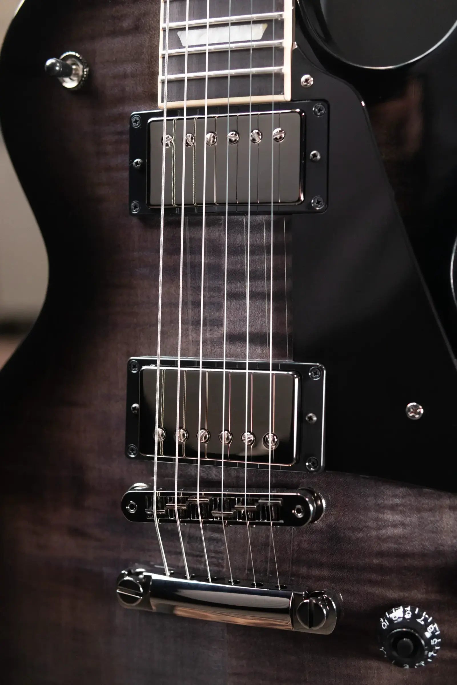 Gibson Les Paul Studio Session Electric Guitar - Translucent Ebony Burst with Gig Bag
