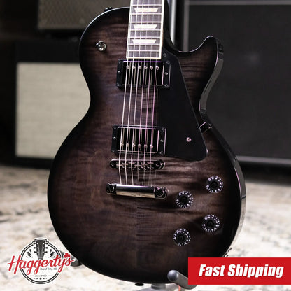 Gibson Les Paul Studio Session Electric Guitar - Translucent Ebony Burst with Gig Bag
