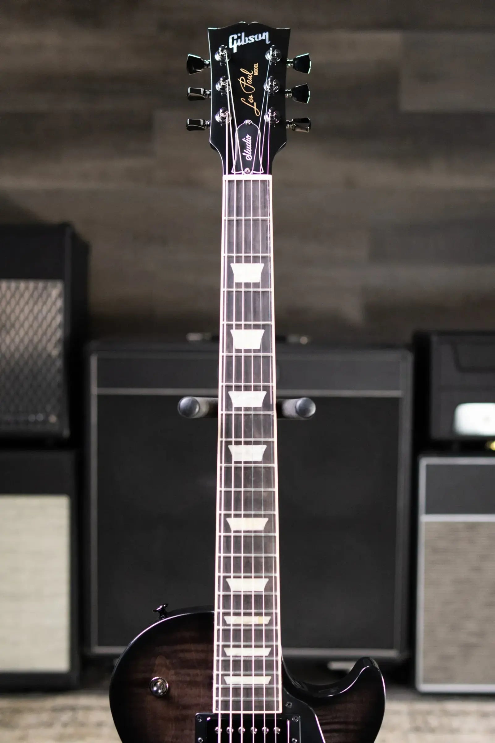 Gibson Les Paul Studio Session Electric Guitar - Translucent Ebony Burst with Gig Bag