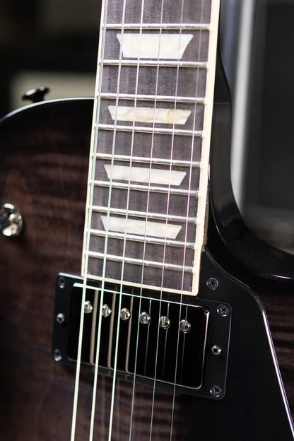 Gibson Les Paul Studio Session Electric Guitar - Translucent Ebony Burst with Gig Bag
