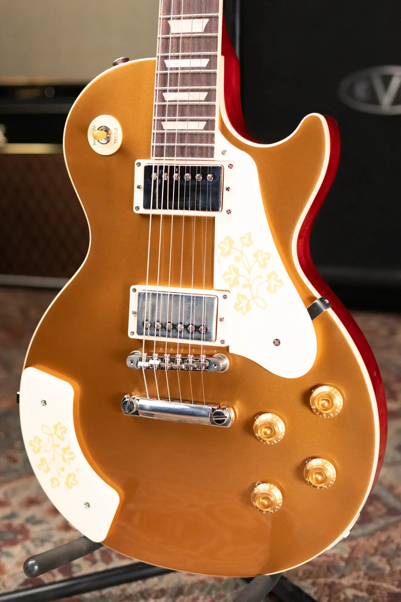 Gibson Mary Ford Signature Les Paul Standard Electric Guitar - Gold Top/Cherry Back with Hardshell Case
