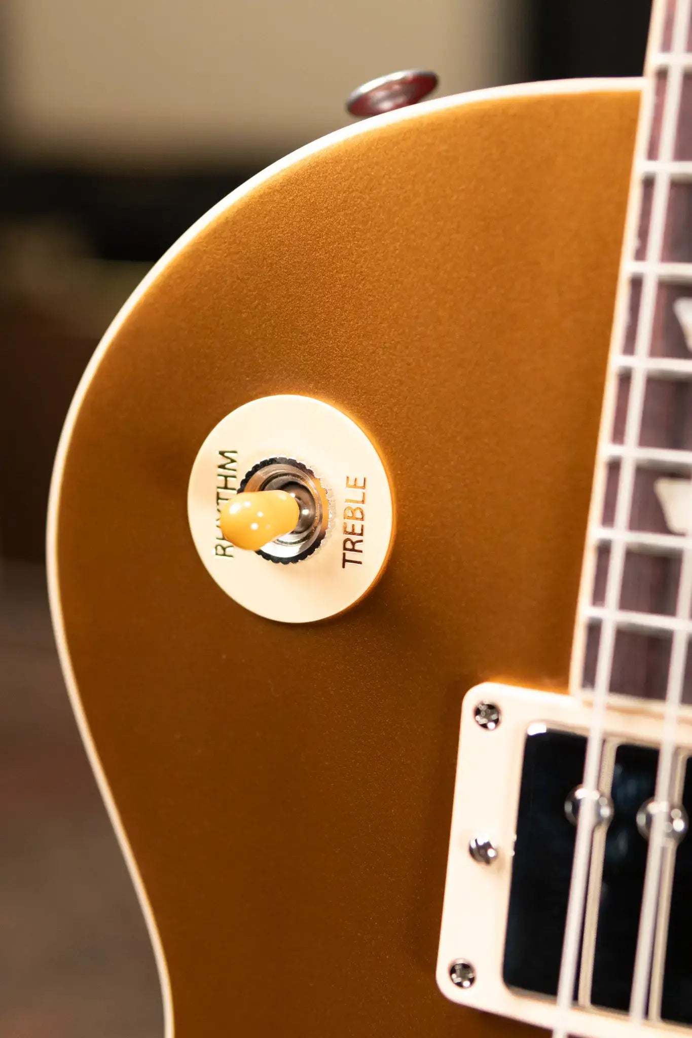 Gibson Mary Ford Signature Les Paul Standard Electric Guitar - Gold Top/Cherry Back with Hardshell Case