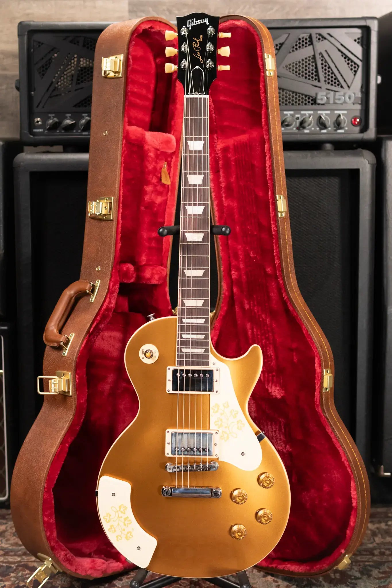 Gibson Mary Ford Signature Les Paul Standard Electric Guitar - Gold Top/Cherry Back with Hardshell Case