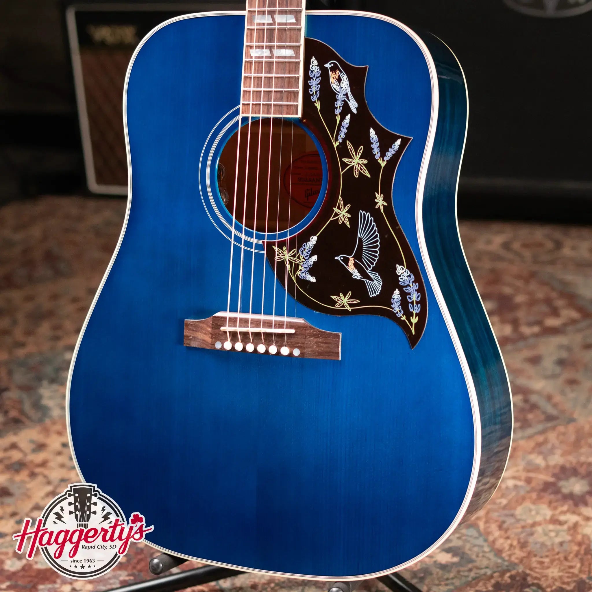 Gibson Miranda Lambert Bluebird Signature Acoustic/Electric Guitar - Bluebonnet with Hardshell Case