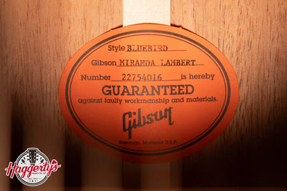 Gibson Miranda Lambert Bluebird Signature Acoustic/Electric Guitar - Bluebonnet with Hardshell Case