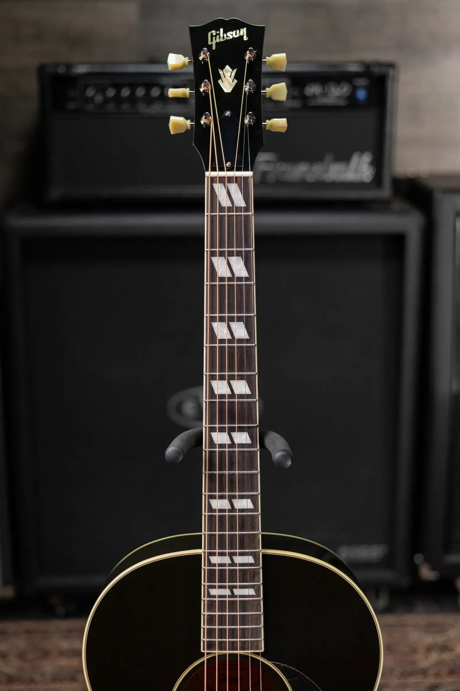 Gibson Nathaniel Rateliff Signature LG-2 Western Acoustic/Electric Guitar - Vintage Sunburst with Hardshell Case
