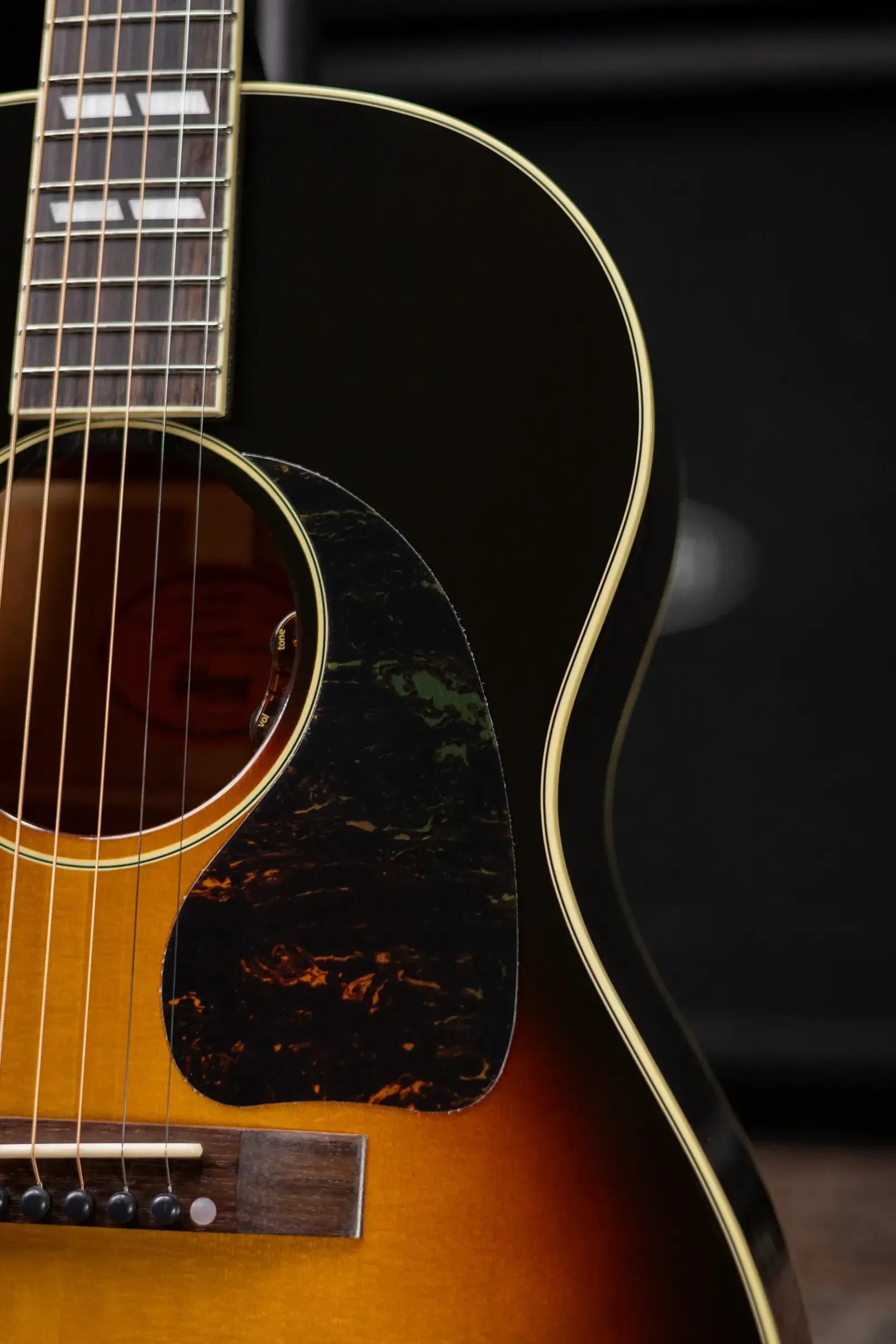 Gibson Nathaniel Rateliff Signature LG-2 Western Acoustic/Electric Guitar - Vintage Sunburst with Hardshell Case